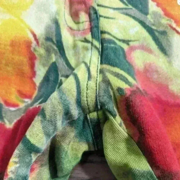 Vintage Léa Kanth Bright Floral Denim Ensemble (Rare) - Picture 5 of 15